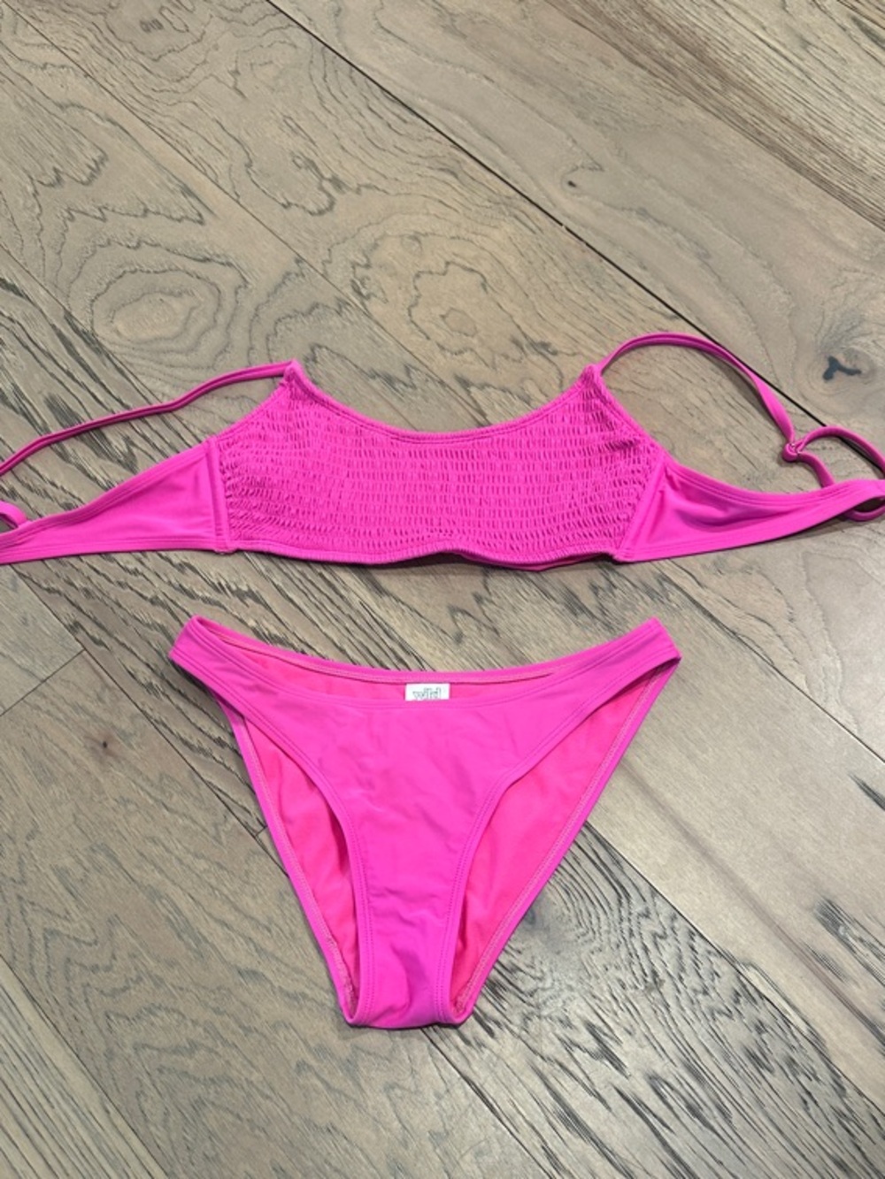 Wild Fable Neon Pink Two-Piece Bikini Set